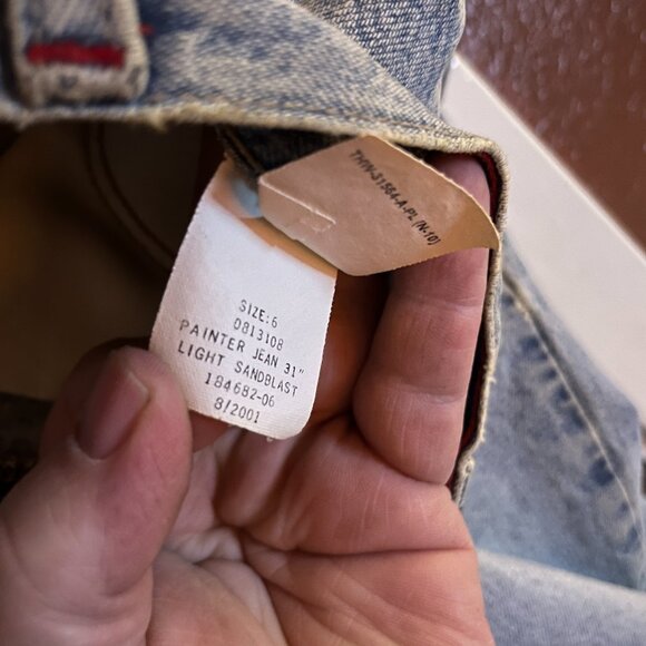 Vintage Tommy Hilfiger Women’s Jeans Sz 6 High Rise Light Wash 100% Cotton 90s - Picture 4 of 6